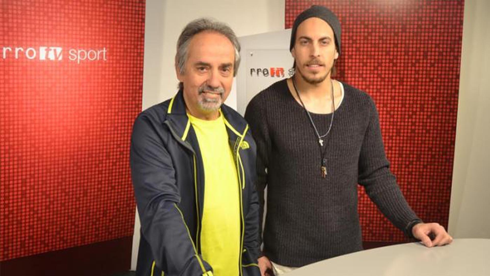 Der Oberwalliser Yannick Herren (r.) steht erstmals im Kader der