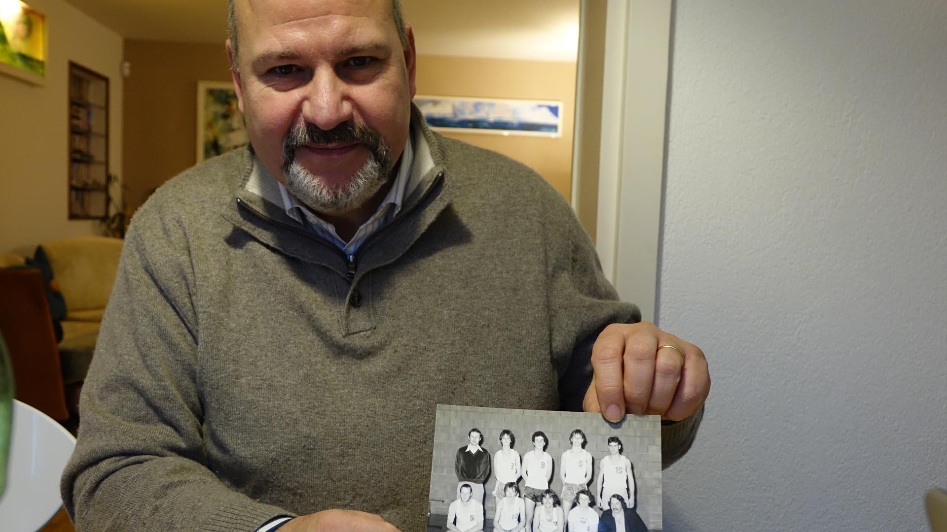 Claude Pottier war jahrelang ein leidenschaftlicher Basketballspieler