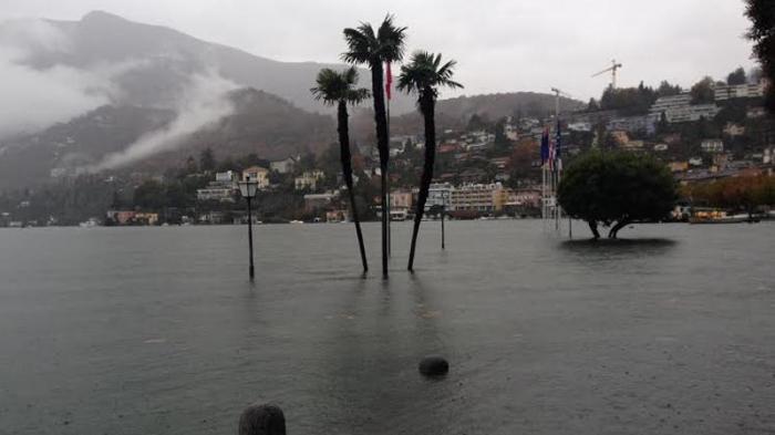 Das Tessin kommt nicht zur Ruhe. Auch am Samstag regnet es in Strömen ...