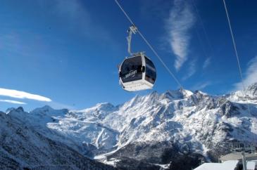 2Bergbahnen Hohsaas oberhalb Saas-Grund